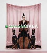 Balenciaga Throw Blankets